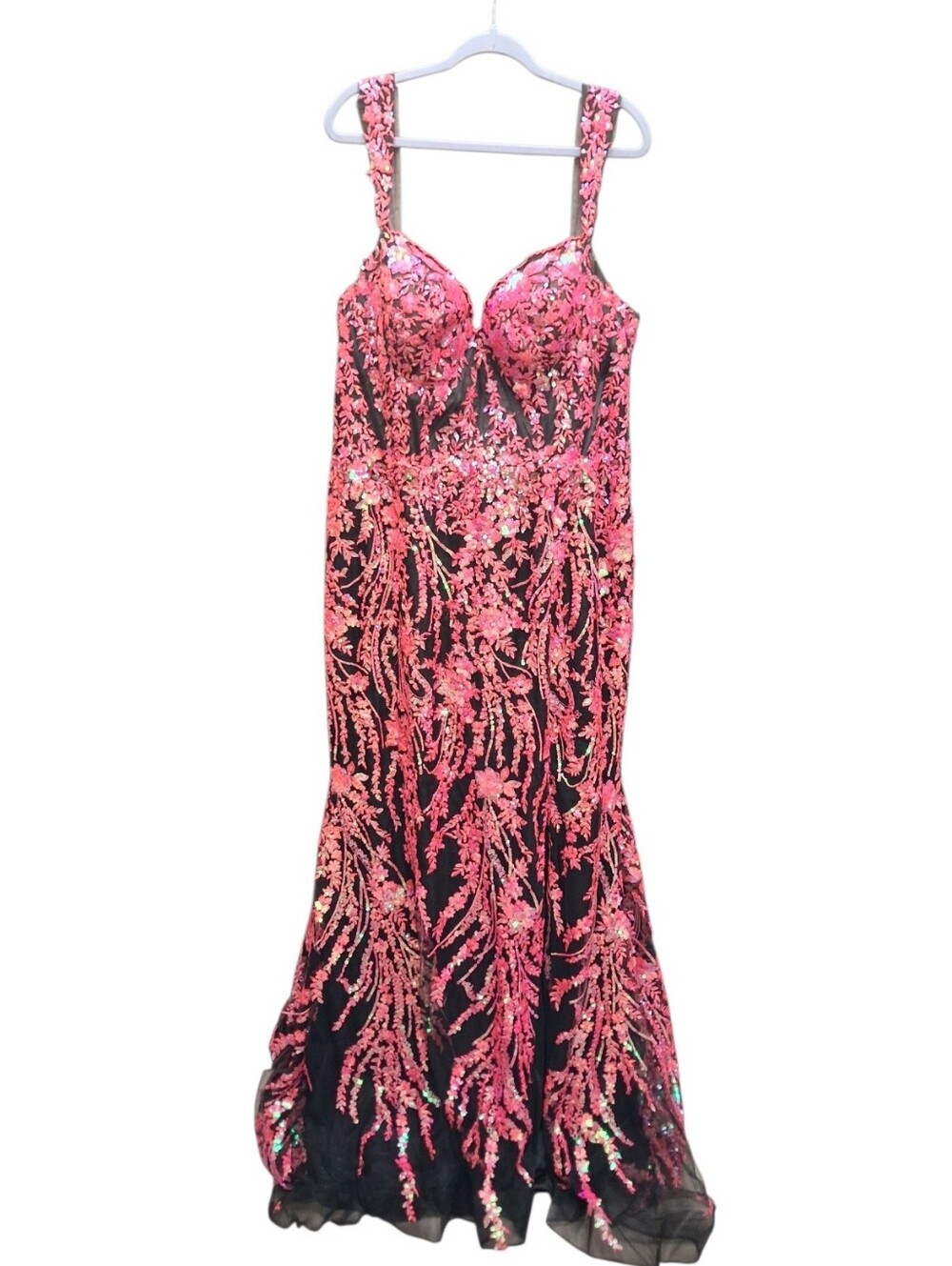 Sherri Hill Prom Dress 56101 In Black Fuschia 24